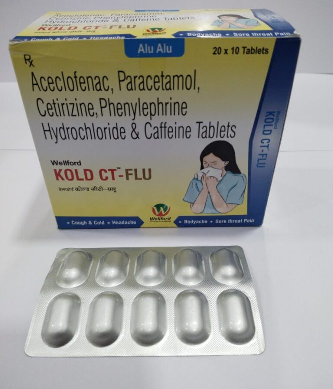 Wellford KOLD-CT FLU (Alu-Alu) TABLETS