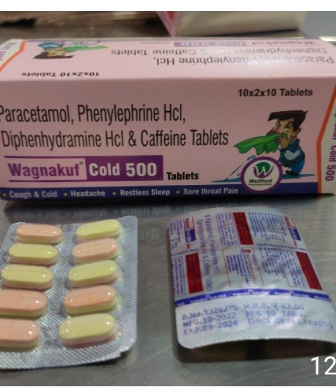 Wagnakuf-COLD 500 TABLETS